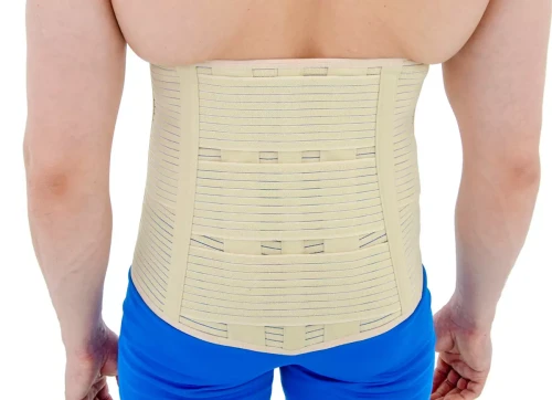 Wysoka orteza kręgosłupa piersiowego z dynamicznym systemem odciążenia lordozy OT-08 beżowa Reh4Mat