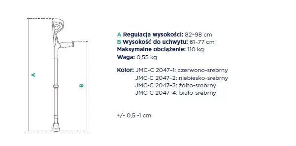 kula-dziecieca-lokciowa-ortopedyczna-z-regulacja-wysokosci-jmc-c-timago-wymiary.webp