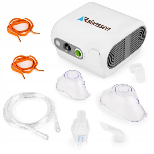Inhalator nebulizator dla dzieci i dorosłych z 4 maskami w zestawie kompresowo-tłokowy PRO Balanssen
