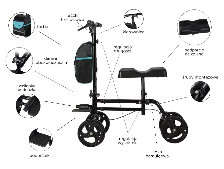 skladna-podporka-czterokolowa-z-podparciem-na-kolano-torba-i-hamulcami-regulowana-timago-knee-walker-10.webp