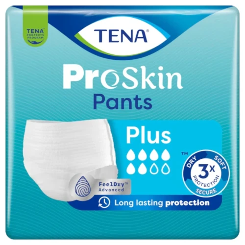 Majtki chłonne, bielizna na nietrzymanie moczu TENA Pants ProSkin Plus