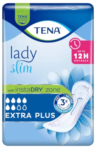 Wkładki na nietrzymanie moczu dla kobiet, podpaski TENA Lady Slim Extra Plus, 16 sztuk