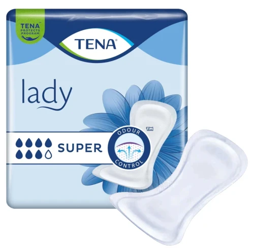 Wkładki na nietrzymanie moczu dla kobiet, podpaski TENA Lady Super, 30 sztuk