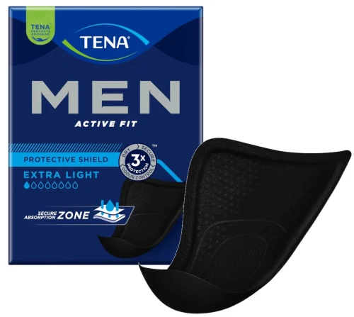 Wkładki na nietrzymanie moczu dla mężczyzn TENA Men Active Fit Extra Light, 14 sztuk