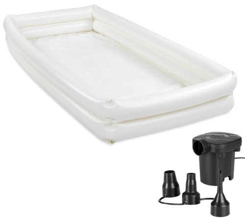 Wanna pneumatyczna do mycia bezpośrednio w łóżku z pompką w zestawie Easy Bath Tiamgo