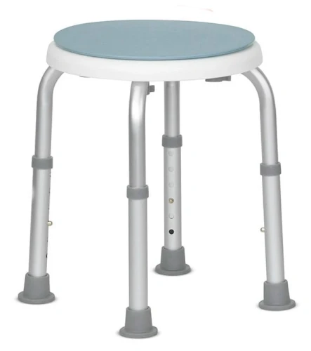 Taboret pod prysznic z obrotowym siedziskiem kąpielowy okrągły do 136kg regulowany OrthoVisions