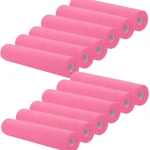 Zestaw 12 sztuk - podkład włókninowy w rolce 60cm x 50m różowy, jednorazowy, do gabinetów medycznych