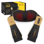 Masażer karku szyi pleców i brzucha, bezprzewodowy, 3 poziomy mocy, rozgrzewający SHIATSU ULTRA+ 4FIZJO