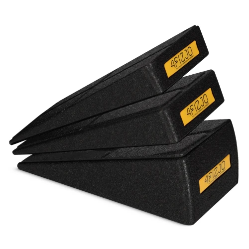 Zestaw 3 klinów, platforma do rozciągania łydek i ścięgna Achillesa Slant Board 4FIZJO