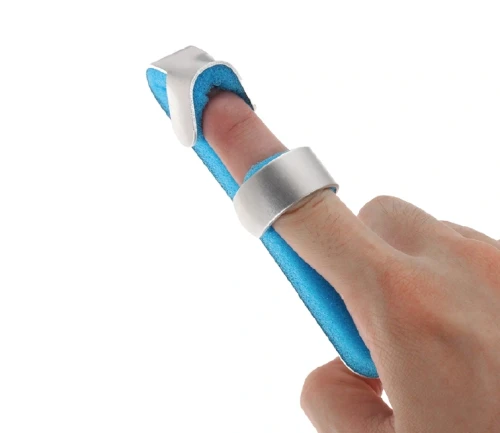 Aparat stacka, stabilizator na palec z aluminiowym usztywnieniem i miękką wyściółką ARmedical
