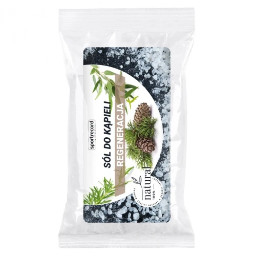 Sól do kąpieli 1 kg z olejkami rozmarynu, eukaliptusa i sosny REGENERACJA&SPORT