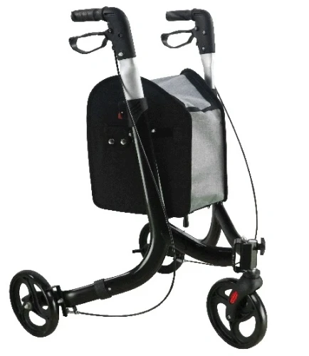 Balkonik trójkołowy, lekki, składany z torbą i hamulcami, chodzik do  136kg ARmedical