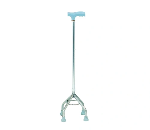 Czwórnóg do chodzenia, laska inwalidzka dla seniora ze stabilnym podparciem do 100kg ARmedical