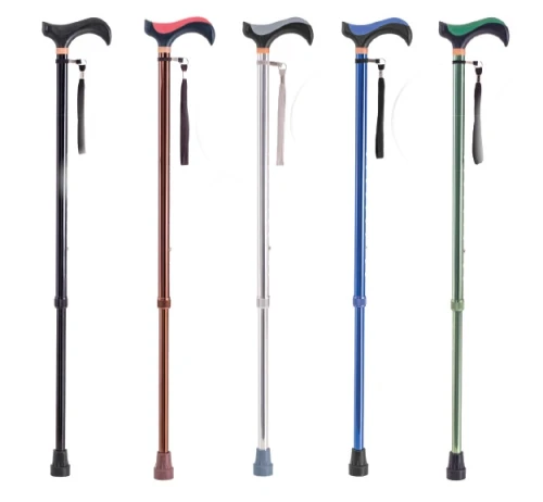 Laska inwalidzka dla seniora do chodzenia, lekka, aluminiowa z regulacją i miękkim, ergonomicznym uchwytem ARmedical