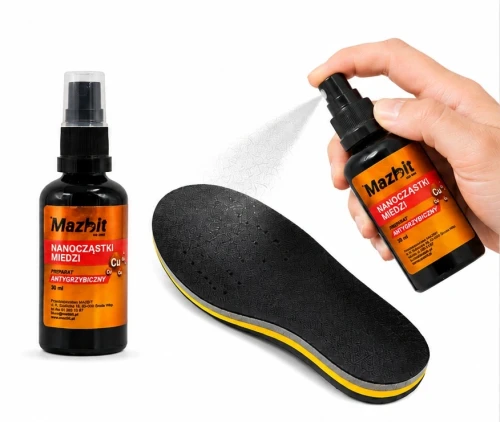 Spray do dezynfekcji stóp i butów higieniczny, przeciwgrzybiczny zapachowy 30 ml Mazbit
