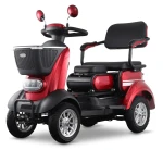 Skuter elektryczny, inwalidzki dla seniora zasięg do 40 km, z koszykiem, biegiem wstecznym i zawieszeniem hydraulicznym Mini Life