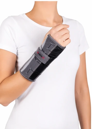 Orteza na nadgarstek i przedramię, stabilizator z szyną aluminiową, zapinany na rzep FlexLoop