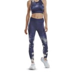 Legginsy damskie sportowe treningowe z kieszeniami niebieskie Bloom CEP