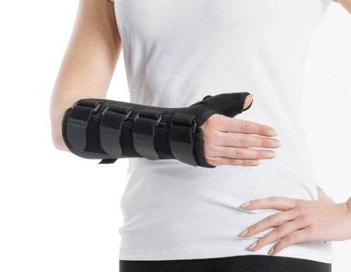 Orteza na nadgarstek i kciuk stabilizator z szynami MSupport 