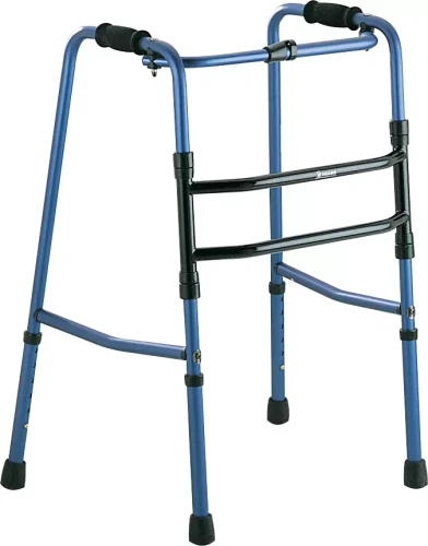 Składany balkonik wspomagający poruszanie się dla seniorów i osób niepełnosprawnych chodzik Thuasne