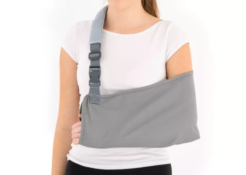 Temblak ortopedyczny na ramię i bark AM-SOB-03 popielaty Reh4Mat