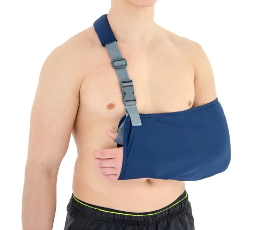 Temblak ortopedyczny na ramię i bark AM-SOB-03 granatowy Reh4Mat