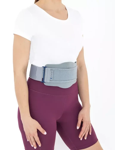 Pas brzuszny przepuklinowy z pelotą silikonową orteza AM-PPB Reh4Mat