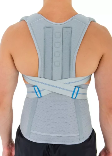Wysoka orteza tułowia stabilizująca odcinek piersiowo-krzyżowo-lędźwiowy z regulacją wysokości AM-WSP-06 Reh4Mat