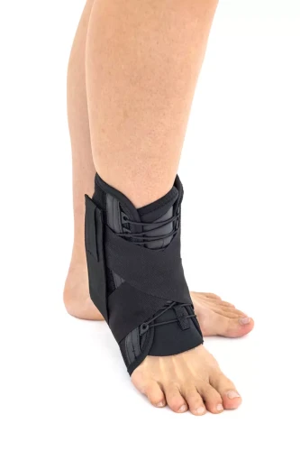 Orteza stawu skokowego z wkładką termoplastyczną stabilizator AS-SS Reh4Mat