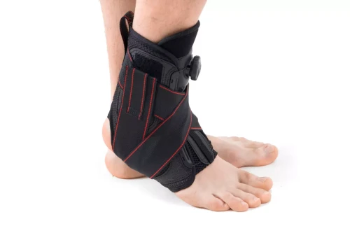 Orteza stawu skokowego z usztywnieniem bocznym i systemem BOA AM-OSS-03/CCA Reh4Mat