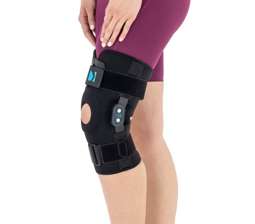 Orteza na kolano z szynami stabilizującymi neoprenowa na rzepy AM-OSK-Z/2 Reh4Mat