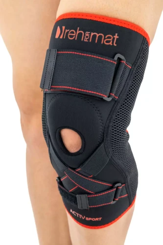 Orteza stawu kolanowego z usztywnieniem bocznym i stabilizatorem ACL AS-SKL/F Reh4Mat