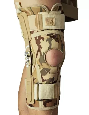 Orteza stawu kolanowego z szynami bocznymi i regulacją kąta zgięcia, wyprostu 4ARMY-SK-01 Reh4Mat