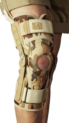Orteza stawu kolanowego z szynami bocznymi i regulacją ruchomości co 15 stopni 4ARMY-SK-02 Reh4Mat