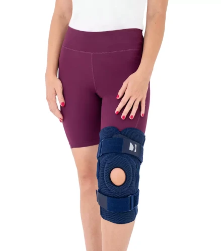 Orteza stawu kolanowego z szynami bocznymi oddychająca AM-OSK-Z/1 Reh4Mat