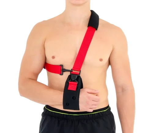 Temblak ortopedyczny na ramię z podwieszką OKG-03 czarny Reh4Mat