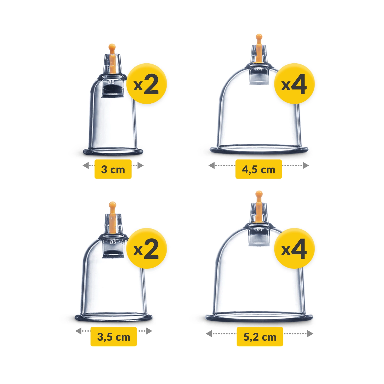 Zestaw 24 baniek chińskich próżniowych 4FIZJO